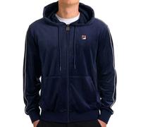 Fila Vintage Italo Velour Hoody Navy