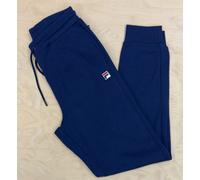 Navy Fila Men's Plain Pants