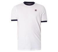 Fila Vintage Marconi T-shirt - White/Navy