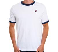Fila Vintage Ringer T Shirt White Navy
