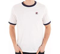 Fila Vintage Ringer T Shirt White Navy