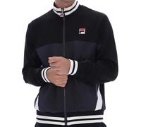 Tiebreaker Track Top Black Charcoal Gardenia, Large