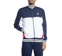 Fila Vintage White Line Mens Tiebreaker Track Jacket Peacoat Navy/White M