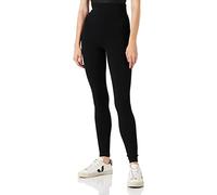 FILA Women's Bozcaada High Waist Rib Leggings Trousers, Moonless Night, M