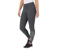 Fila Womens Cotton Leggings (Ebony, X-Large)