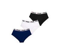 Fila Women's Cotton Panties, Women's Underwear, Durable and Natural (Pack of 3), Fu6044d, S