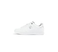 FILA Women's Courtbay F wmn Trainers, White/Silver, 40 EU, White Silver, 6.5 UK
