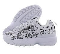 Fila Women's Disruptor Ii Premium, White Black White Multi Colored, 7
