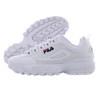 Fila Women's Disruptor II Sneakers, White, 12