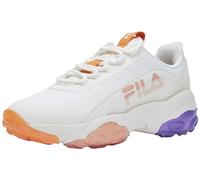 Fila Women's Loligo Logo Wmn Sneaker, White Apricot Tan, 8 UK