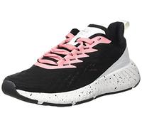 FILA Women's NOVANINE WMN Running Shoe, Black-Flamingo Pink-White, 5 UK