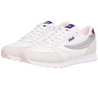 FILA Women's Orbit F Wmn Sneaker, White Silver, 6.5 UK
