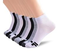 Fila Women's Ankle Quarter Socks(10 Pack), Multi, One Size (Pack of 10)