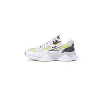FILA Women's recade wmn Sneaker, White Wild Lime, 8 UK