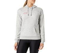 FILA Women's Salea Hooded Sweatshirt, Light Grey Mix, M