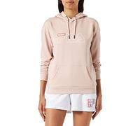 FILA Women's Salea Hooded Sweatshirt, Sepia Rose, L