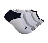 Fila Women's Show Socks, White Multi Colorblock (10 Pack), One Size (Pack of 6)