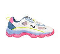 FILA Women's Strada Lucid Wmn Sneaker, White Kentucky Blue, 4 UK