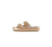 FILA Women's Tireno Platform Sole Mules, Metallic (Spumante), 40