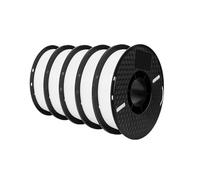 Filament 3D Printer Filament 10 Rolls 1KG 1.75MM Odorless Good Tougness No Bubble Mix Color Set(10 KG PLA Green)