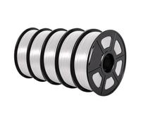 Filament 5.5kg Silk Texture 1.75mm Printing Material for 3D Printer Tolerance 0.02mm 5 Rolls &3D Pen(Silk Yellow 5.5kg)