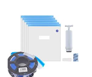 Filament Bags, 3D Filament Memory | from damp filaments, Coil Storage Comprehensive bag set with hand pump with sealing clip, compressed design to extend the life of consumables