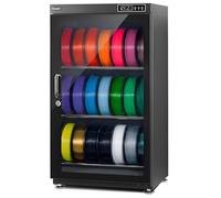 Filament Dryer Box - Anti-Moisture Storage for 3D Printing, Holds 12-21 Rolls, Dehumidification Range 15%-60% Humidity, Ideal for Home and Small Studios, 70L