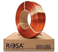 Filament PLA Rosa 3D 1,75 mm 1000g silk copper, refill