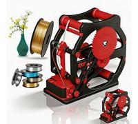 Filament Respooler, 3D Filament Recycler Machine for 1kg Spools, Smart Start and Stop, Universal Wire, Wrap Neatly Without Tangling, Industrial Spool Winder for PLA/PETG/ABS/TPU/Nylon and More