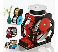 Filament Respooler, 3D Filament Recycler Machine for 7.9"/1kg Spools, Smart Start and Stop, Universal Wire, Industrial Spool Winder for PLA/PETG/ABS/TPU/Nylon/Other 3D Printing Materials