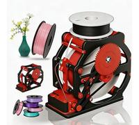 Filament Respooler, 3D Printer Filament Rewinder with Auto Stop, Universal for 1kg Spools, Tangle-Free Winding, Electric Spool Winder for PLA PETG ABS TPU