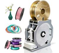 Filament Respooler, 3D Printer Filament Rewinder with Auto Stop, Universal for 1kg Spools, Tangle-Free Winding, Electric Spool Winder for PLA PETG ABS TPU