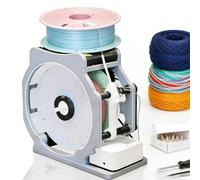 Filament Respooler and Rewinder, Electric 3D Printer Spool Winder with Smart Sensor, Auto Start Stop for 1kg Spools, Wrap Neatly Without Tangling