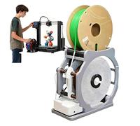 Filament Respooler - Electric Smart Start-Stop Universal Wire Spool Rewinder for 3D Printer & Welding Thread Spools, 1kg Capacity