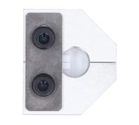 Filament Soldering Iron Connector, 1.75mm Silver Aluminum Alloy Fine Workmanship Filament Connector Easy to Use for PLA for Studio