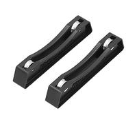 Filament Spool Holder 3D Printer ABS PLA Materials Fixed Seat Rack Tray 2Pcs Black Durable Adjustable Stable Structure for FDM Reprap 3D Printers