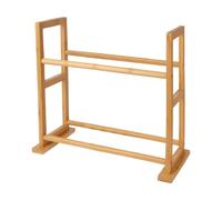 Filament Spool Holder, Rolling Storage Bracket, Desktop Consumables Shelf, 16.5x16.2x7.8 Inches Double-Tier Filament Organizer, Perfect for Workshop, Lab and Printing Management