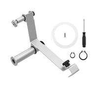 Filament Spool Holder with Top-Mounted Crossbeam Bracket for Lab | Bent Metal Crossbeam Bracket Assembly, Locking-Knob Attachment, Overhead Position with Two Spool-Support Rollers