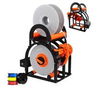 Filament Spool Winder, Adjustable Respooler for 1kg and 20cm Spools, Essential for 3D Printing, Textile and Industrial Use