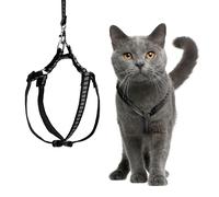 Filbert Cat Harness and Leash Set with Reflective Strip, Thin Cat Harness Escape Proof with Leash, Step-in, Adjustable, Indoor Outdoor, Easy-to-Put-On