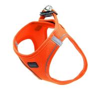 Filbert Dog Harness Large Sized Dog, Step-in Reflective Harness Large Sized Dogs, Mesh Vest, Adjustable, Soft, High Reflectivity, Breathable Fabric, Heavy Duty, Neon Orange