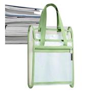 File Bag - A4 Desktop Document Filling Box | Vertical File Holder | Accordion Folder 13-Grid Test Paper | Document Filling Box for Workplace Shelters Home Classroom Nursing Business