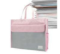 File Bag - Document Bag | File Bag Storage - Bags with Handle | A3 Oxford Fabric Portable Document with Large Capacity Documents Handbag Accessories for Documents, Files, Kart