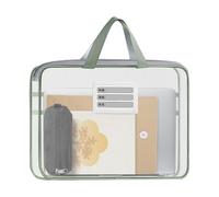 File Bag - Zipper Pouch with Handle, Durable Storage Bag, Lightweight Document Storage | Students, Office Work, Exams, School, Classroom, Travel and Use Do