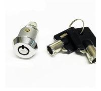 File Cabinet Cam Lock, 19mm Tubular Cabinet Cam Lock for Furniture Hardware Zinc Alloy Chrome MA015 1 Piece(Ma015-2)
