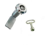 File Cabinet Cam Lock, Safety Lock Pins Zinc Alloy Triangle Lock Silver 28mm/36mm(Height 28mm-zinc)