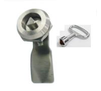 File Cabinet Cam Lock, Stainless Steel Triangle Cam Lock MS705 Cabinet Lock 1Pcs(with Key-h 18-01)