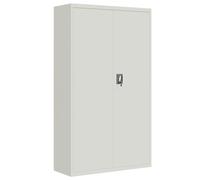 File Cabinet Cupboard Locking Storage Cabinet Filing Cabinet Steel vidaXL