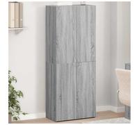 File Cabinet Grey Sonoma 60 x 32 x 153 cm Engineered Wood