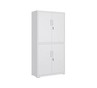 File cabinet, Multipurpose Garage Cabinet, Matte Grey / 80 x 40 x 180 cm